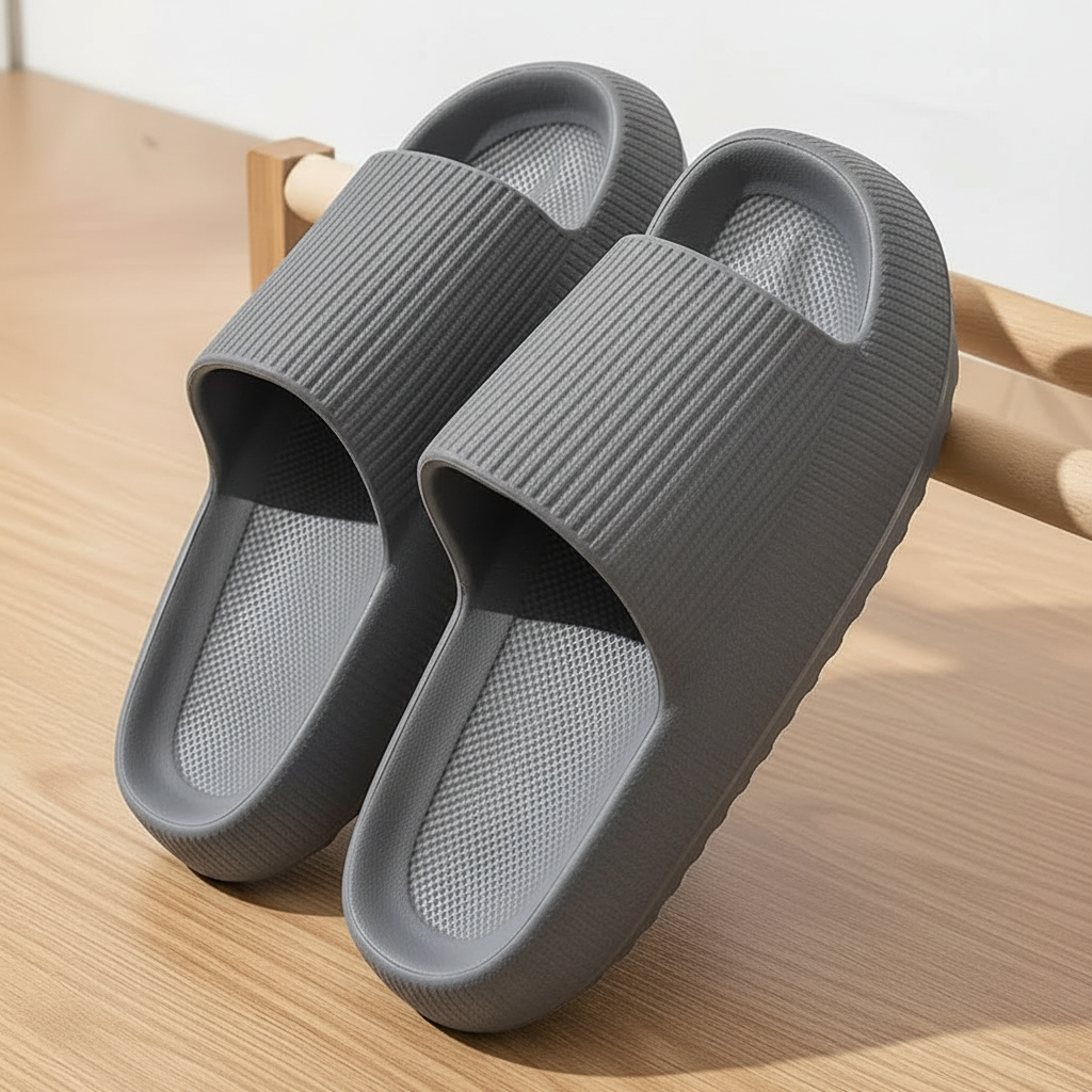 Zapatillas de casa antideslizantes de suela gruesa