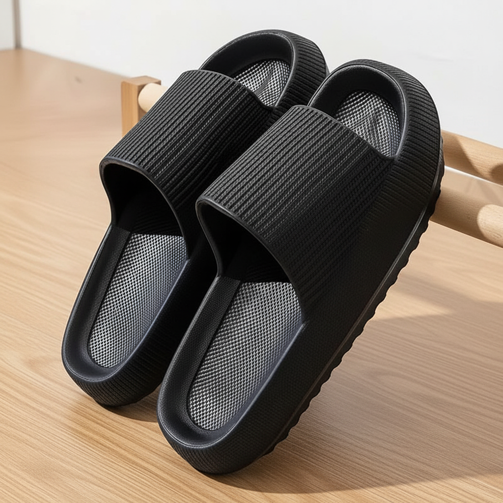 Zapatillas de casa antideslizantes de suela gruesa